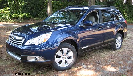 2010 Outback Limited azurite blue shown