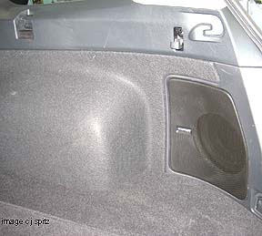 2013 2012 2011 2010 subaru outback cargo area pop-out hook. Limited with rear speaker shown