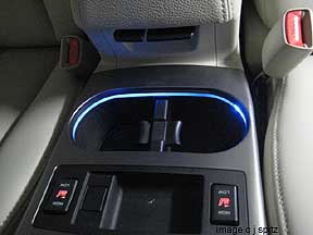 illuminated cupholders- a new option on 2010 Outback and Legacy