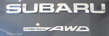 2010 Outback all wheel drive logo