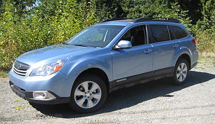 2010 outback premium,  sky blue shown