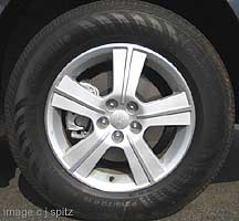 optional 16 alloy for 2.5i model