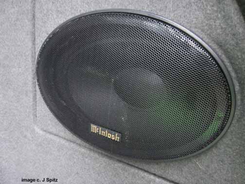 subaru outback mcintosh auto rear subwoofer speaker