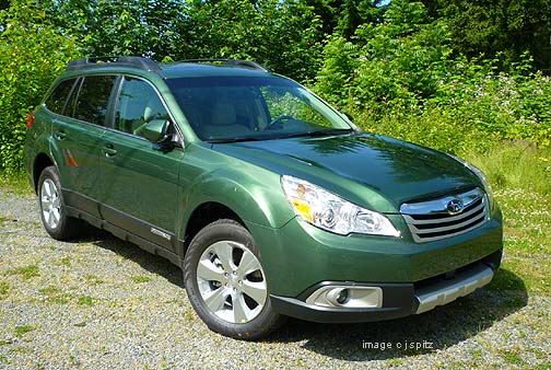 2011 Outback- note the fold-in mirrors