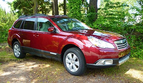 2011 Outback, new Ruby Red color shown