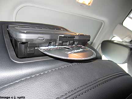 subaru outback factory dvd player in  headrest