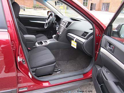 ruby red pearl with gray interior- Subaru Outback