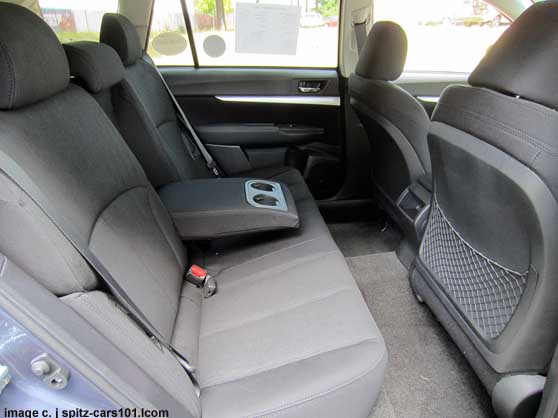 reas seat, subaru outback base or premium model