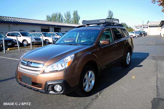 2013 subaru outback with optional cargo basket