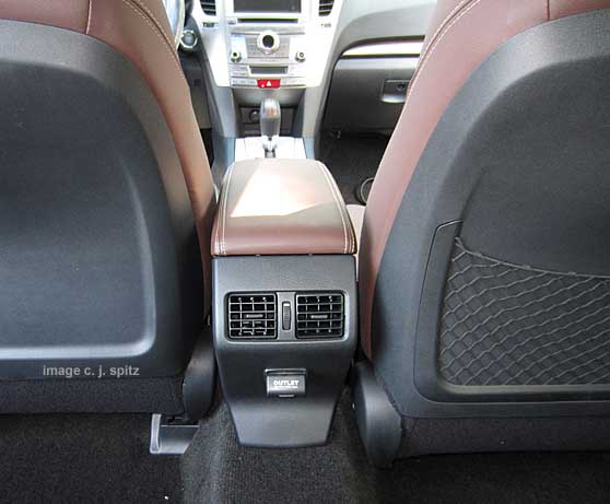 rear ac vents on subaru outback limited special appearance package