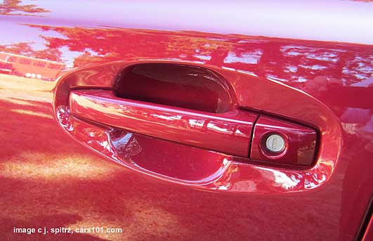 outback door handle, venetian red pearl color