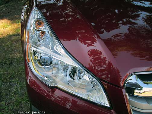 2013 subaru outback headlight, red