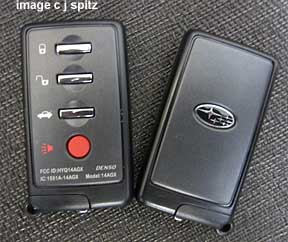 subaru outback special appearance package keyless keys