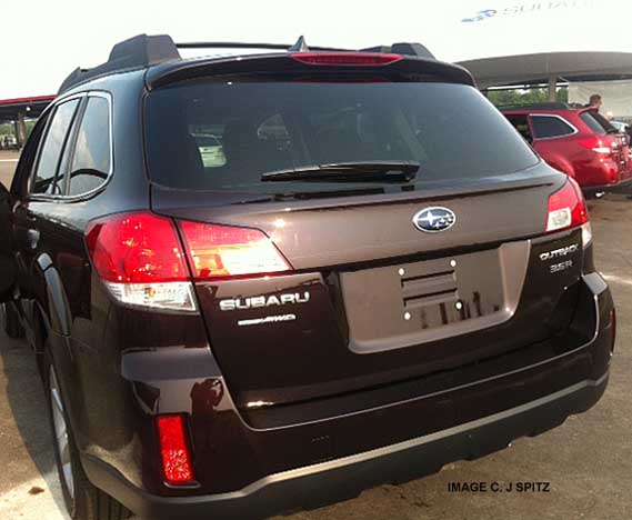 rear view- 2013 outback