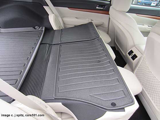 2013 outback rear seat back protector