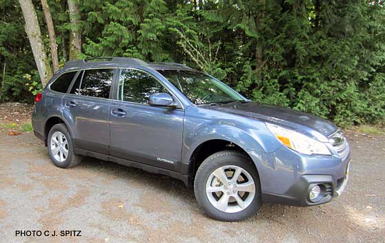 blue 2013 subaru outback