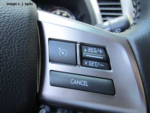 2013 outback cruise control