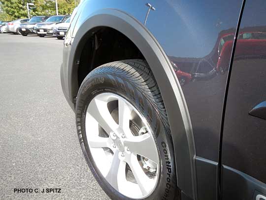 subaru outback wheel arch moldings