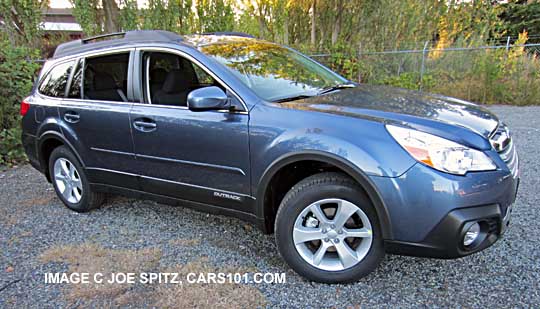 2014 subaru twilight blue outback with optional accessory value package