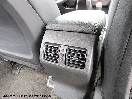 2014 subaru outback limited rear seat a/c air conditioning vent