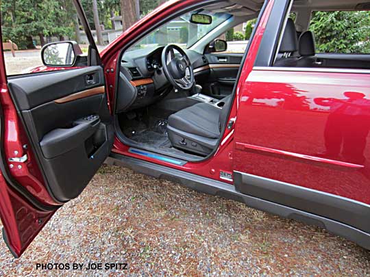 2014 outback, venetian red with off black leather interior