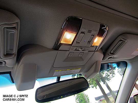 2014 subaru outback overhead console with optional eyesight cameras