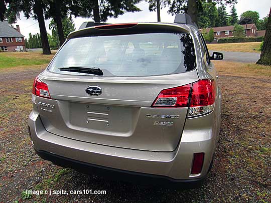 tungsten metallic 2014 subaru outback tailgate