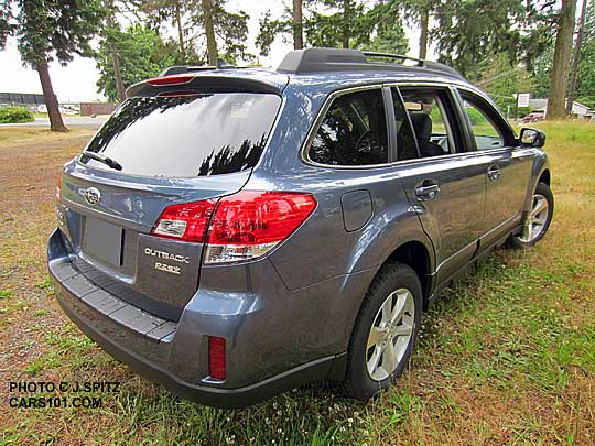 2014 subaru outback tailgate, marine blue pearl