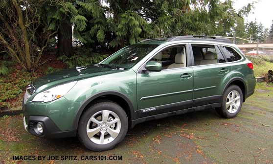 2014 Subaru Outback, Cypress Green, with optional Accessory Value Package