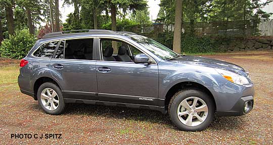 TWILIGHT BLUE METALLIC 2014 SUBARU OUTBACK 2.5I