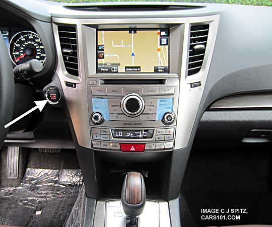 2014 outback limited special appearance package has optional pushbutton start, keyless access