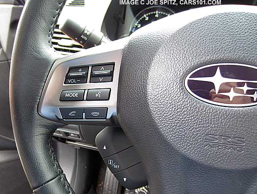outback steering wheel with radio and phone bluetooth controls