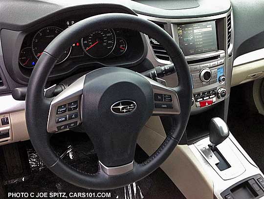 steering wheel 2014 subaru outback premium with navigation