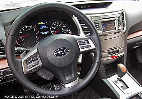 2014 subaru outback limited steering wheel and center console