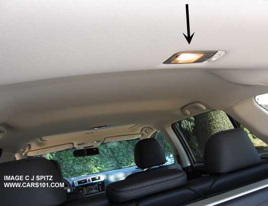 2016, 2015 Outback rear cargo area ceiling light