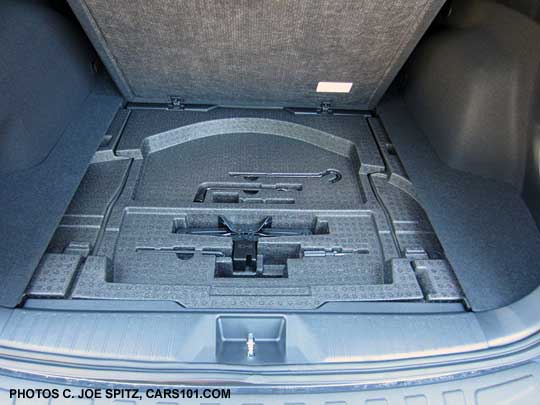 2016, 2015 Outback spare trire storage bin