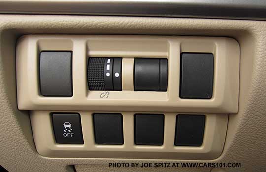 base 2.5i Outback driver controls- no power rear gate, eyesight etc 2016, 2015 Subaru Outback