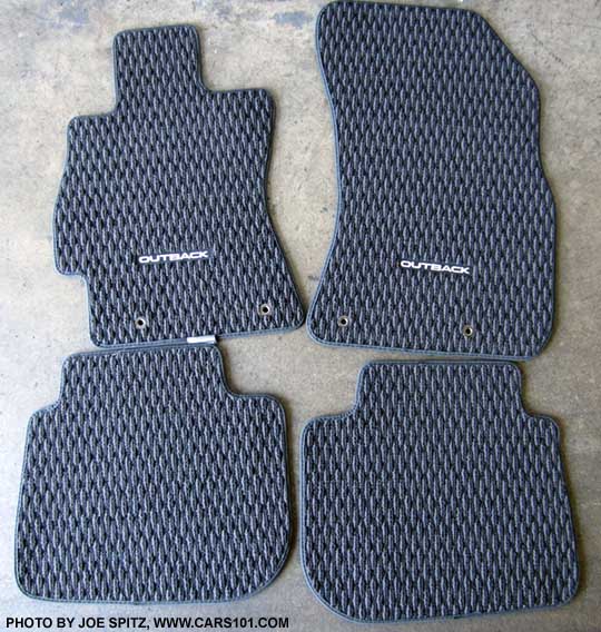 standard carpeted floor mats, 2016, 2015 Outback