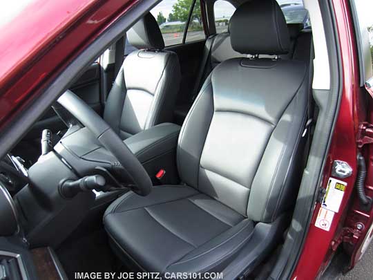 2015 and 2016 Subaru Outback driver's seat