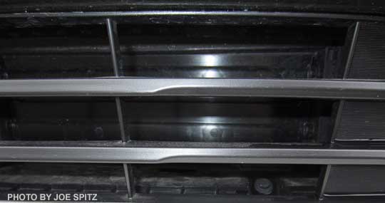 2015 subaru outback front grill shutter, shown closed