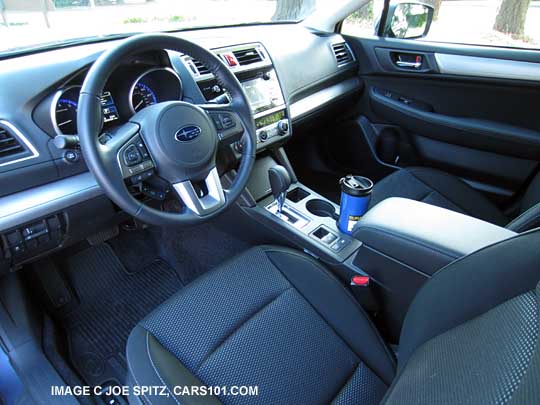 slate black cloth interior 2015 Outback Premium