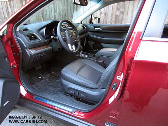 2016, 2015 Outback Limited, slate black leather in a Venetian Red Limited Outback