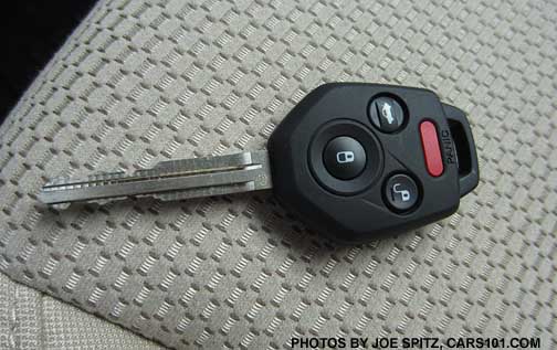 2015 Subaru Outback key with remote lock/unlock, immobilizer