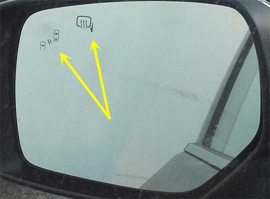 2015 Outback defrosting mirror with blind spot detection but without the dimming option