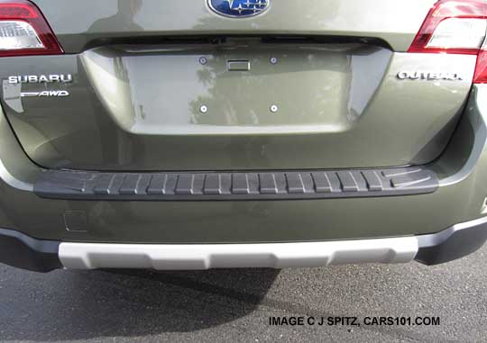 2015 Subaru Outback with optional rear bumper cover and rear bumper underguard