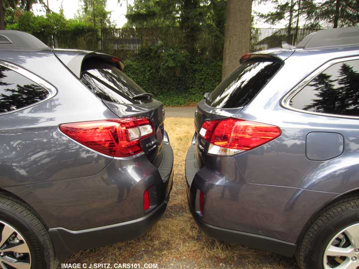 back to back 2014 and 2015 Subaru Outbacks