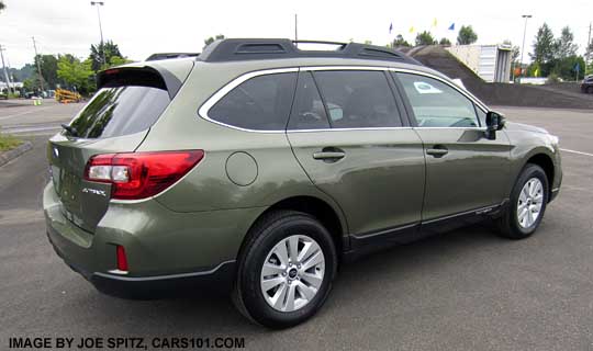 wilderness green 2015 subaru outback