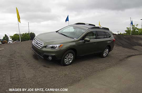 wilderness green 2015 subaru outback