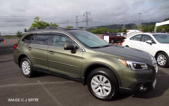 2015 subaru outback wilderness green pearl