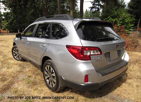 rear view ice silver 2015 Subaru Outback 2.5i Limited